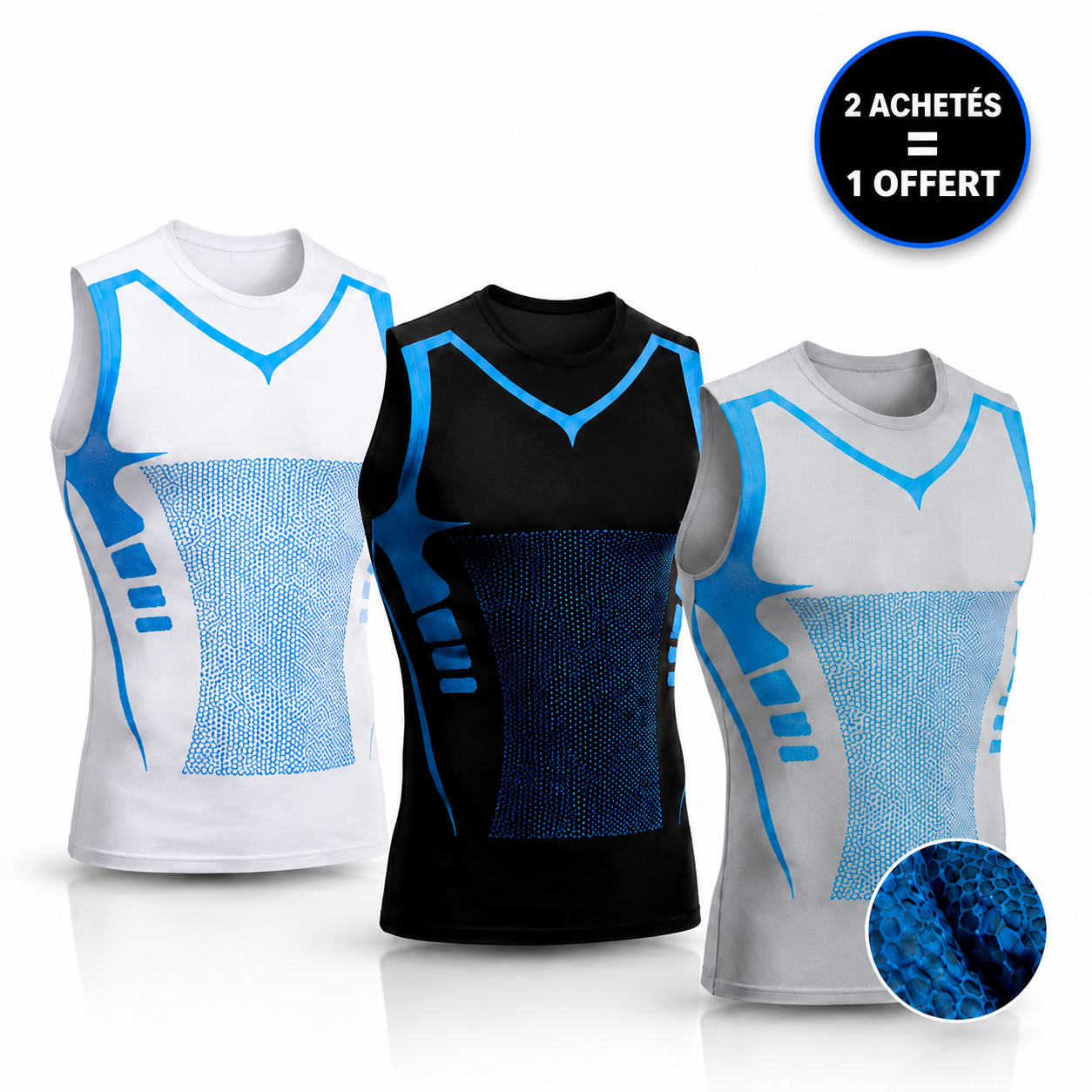 Débardeur de Compression CORVYN™ — Silhouette Sculptée & Maintien Musculaire