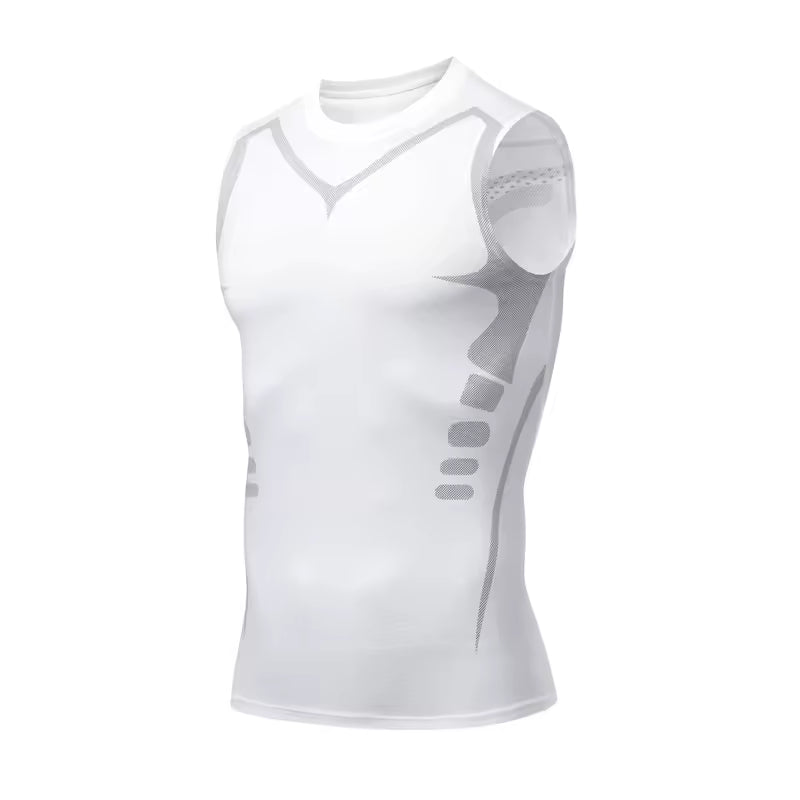 Débardeur de Compression CORVYN™ — Silhouette Sculptée & Maintien Musculaire