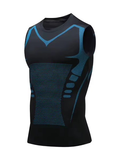 Débardeur de Compression CORVYN™ — Silhouette Sculptée & Maintien Musculaire