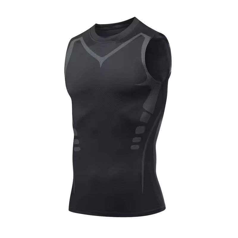 Débardeur de Compression CORVYN™ — Silhouette Sculptée & Maintien Musculaire