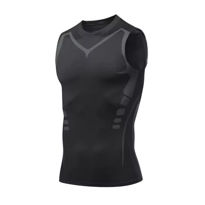 Débardeur de Compression CORVYN™ — Silhouette Sculptée & Maintien Musculaire